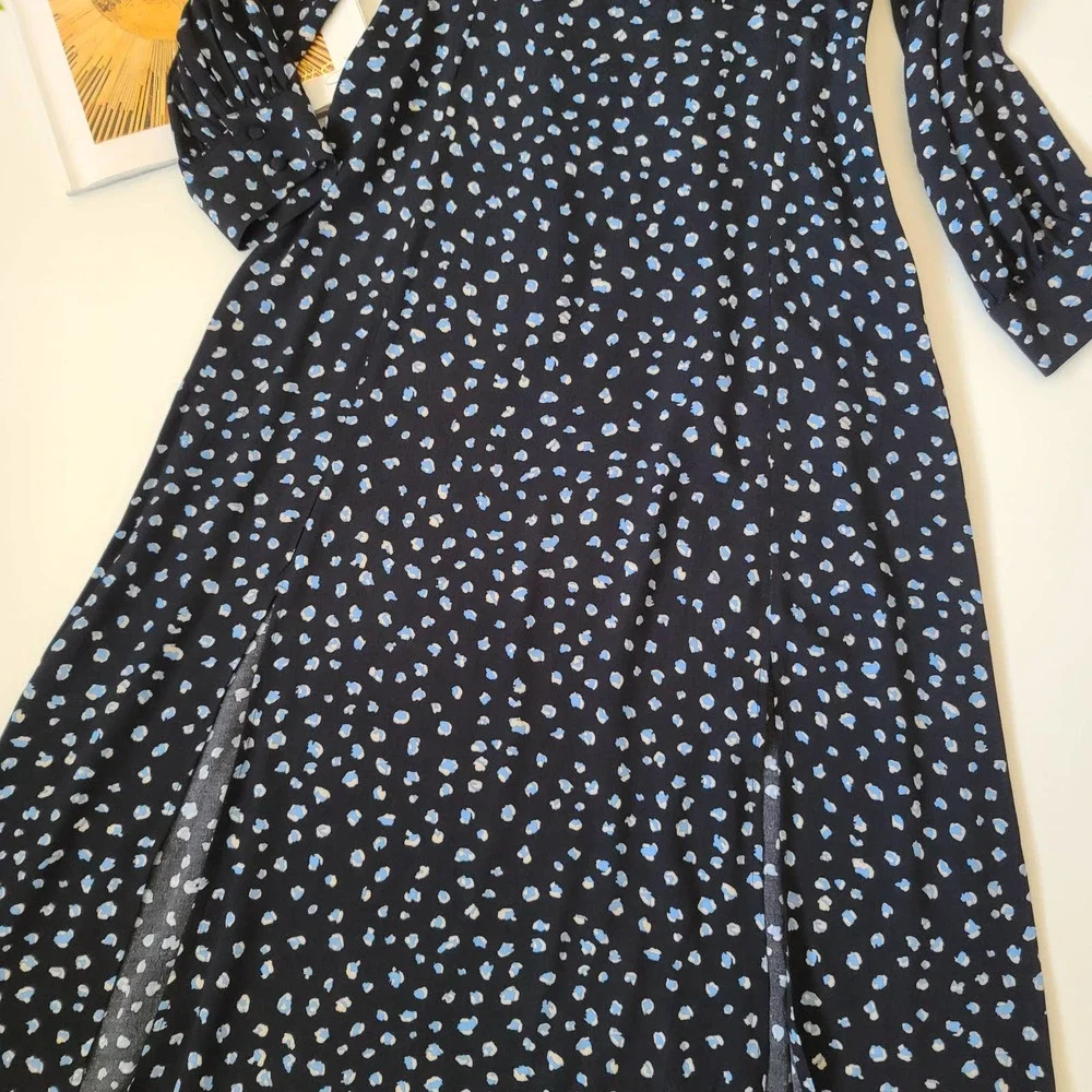 Sanctuary Niki Long Sleeve Smocked Midi Dress 2 - Picture 11 of 15